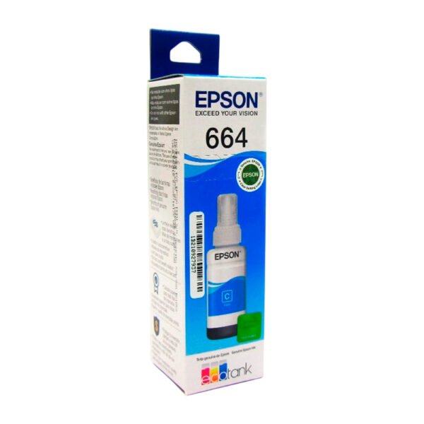 Tinta Epson T664220-Al Cian Original