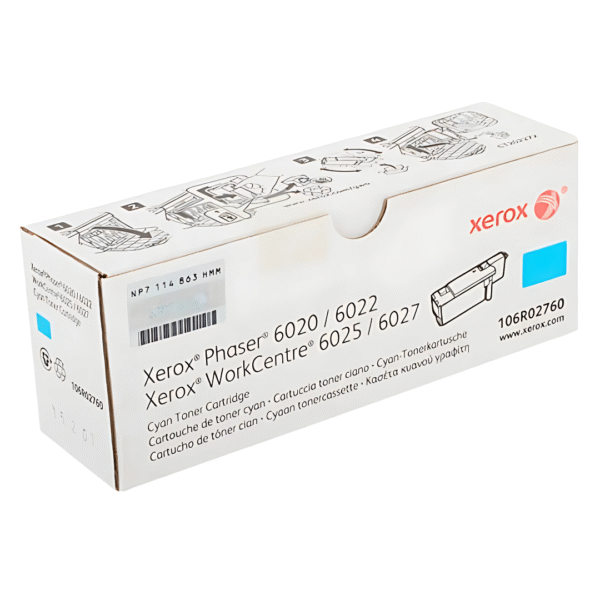 Toner Xerox 106R02760 Cyan Original