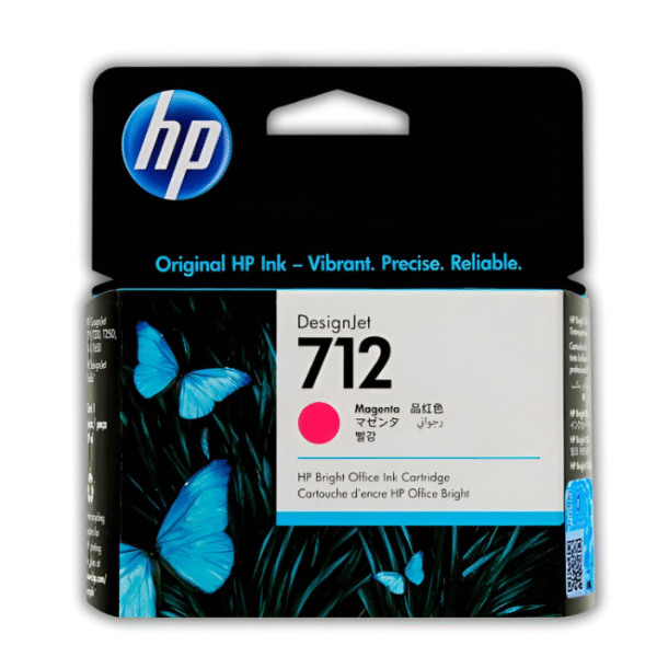 Cartucho HP 712 Magenta【3ed68a Designjet T230 Tinta】