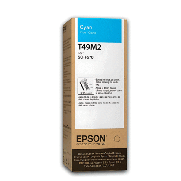 Tinta Epson T49M220 Cian Original