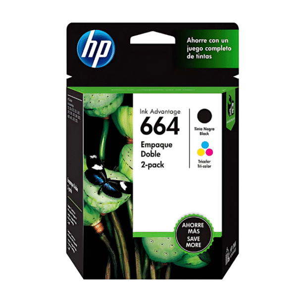 Tinta HP 664 original 3YP24AL Negro