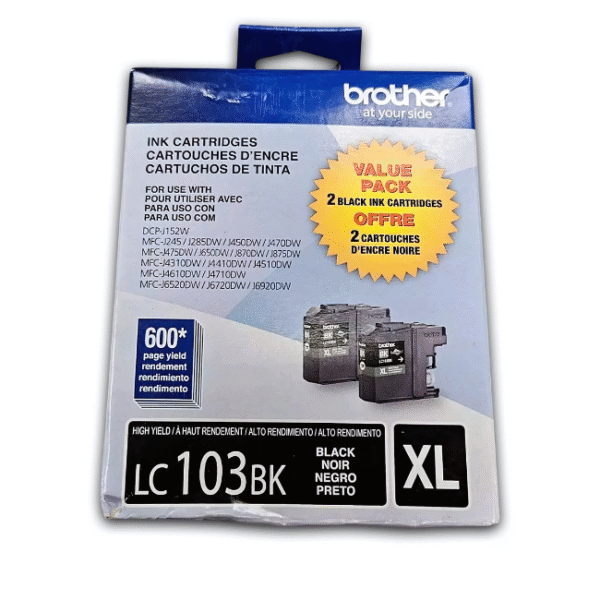 Tinta Brother LC-103Bk Black Original