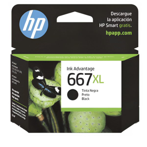 Tinta HP (667Xl) 3YM81Al Black Original