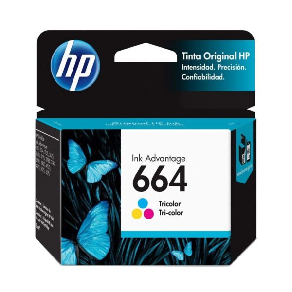 Tinta Hp F6V28Al (664) Color Original