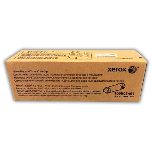 Toner Xerox 106r03491 Yellow Metered Original